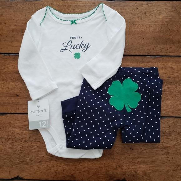 NWT St. Patrick's Day Matching Set - Picture 1 of 3